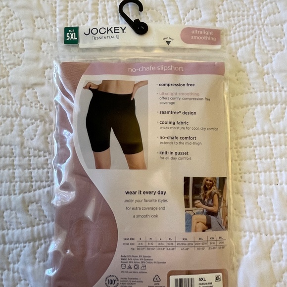 NEW 2 packs Jockey Tummy Smoothing Ultralight Slipshort 5XL - Picture 4 of 7